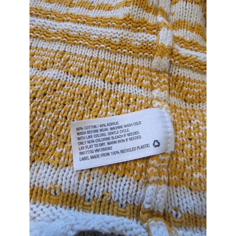 Genuine Kids Oshkosh 4t Mustard Yellow Cardigan With‎ Tassels